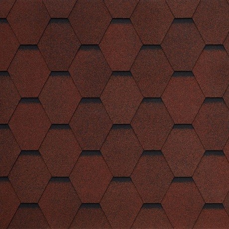 Гибкая черепица Tegola GARDA rosso 409 купить в Ижевске
