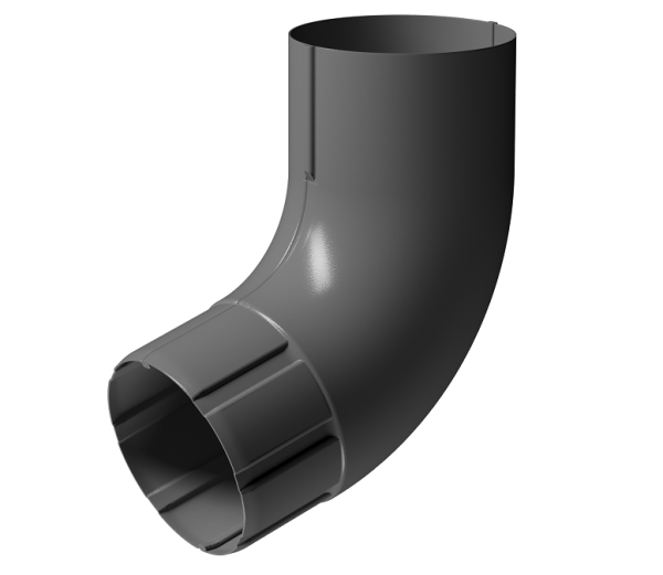 Колено 72° D90 Döcke STAL PREMIUM Графит, (RAL 7024) купить в Ижевске