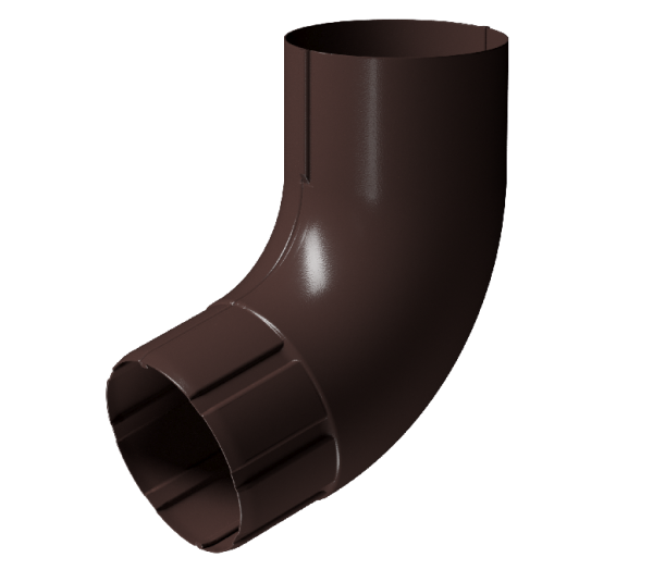 Колено 72° D90 Döcke STAL PREMIUM Шоколад, (RAL 8019) купить в Ижевске