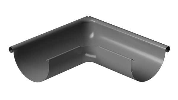Угол внешний 90° D125 Döcke STAL PREMIUM Графит, (RAL 7024) купить в Ижевске