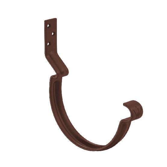 Водосток Aquasistem, Система 150/100 -  Крюк крепления желоба короткий RAL 8017 Коричневый matt купить в Ижевске