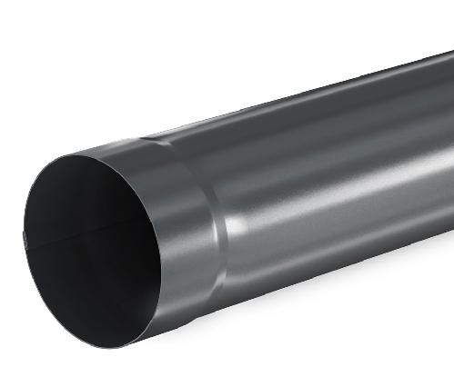 Водосток Aquasistem, система 125x90 - Труба водосточная 1.00м RAL 7024 Тёмно-серый купить в Ижевске