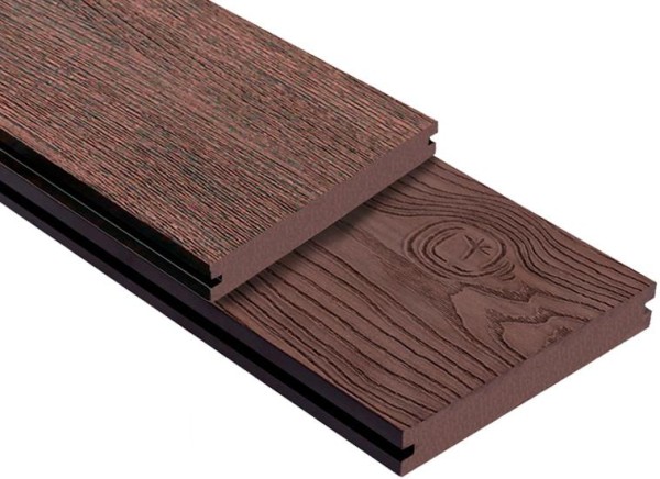 Террасная доска ДПК Outdoor 3D полнотелая STORM/OCEAN BROWN коричневая микс купить в Ижевске
