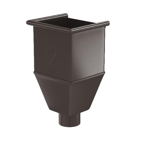 Водосток Aquasistem, система 150/100 - Воронка_водосборная удлиненая RR 32 Тёмно-Коричневый купить в Ижевске
