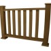 Ограждения из ДПК WOODVEX Кофе купить в Ижевске