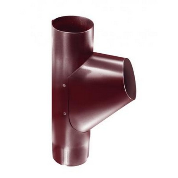 Водосток Grand Line 125x90 – Тройник трубы RAL 3005 купить в Ижевске