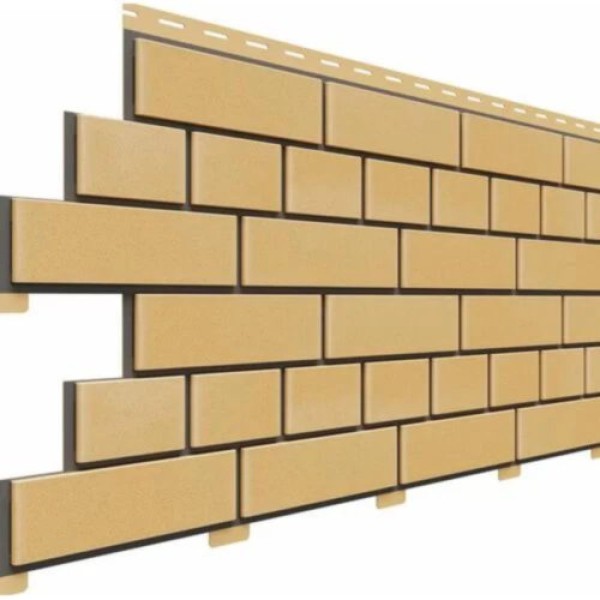 Фасадная панель Доломит Кирпич, Желтый купить в Ижевске