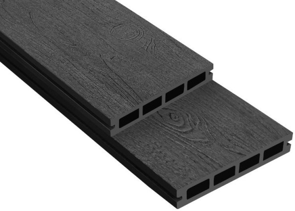 Террасная доска ДПК Outdoor 3D NEVADA/CALIFORNIA черная купить в Ижевске