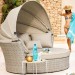 Диван-Трансформер AFINA плетеный из иск. ротанга AFM-325 Beige купить в Ижевске