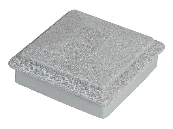 Крышка верхняя фигурная ПВХ для столба Deckart 100х100 Серый купить в Ижевске