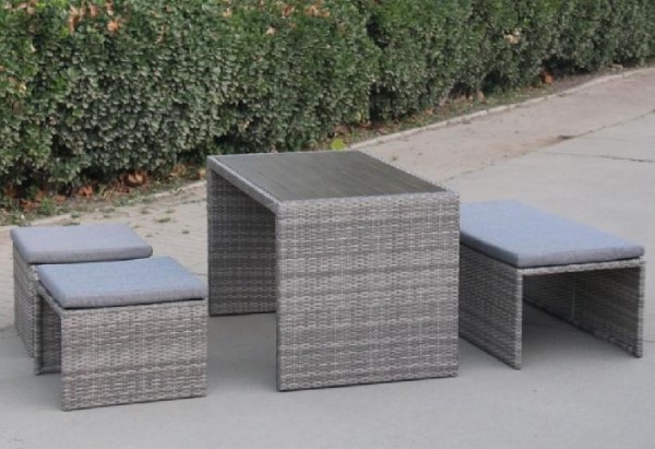 Диван-Трансформер AFINA плетеный из иск. ротанга S330G-W78 Grey купить в Ижевске
