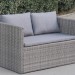 Диван-Трансформер AFINA плетеный из иск. ротанга S330G-W78 Grey купить в Ижевске
