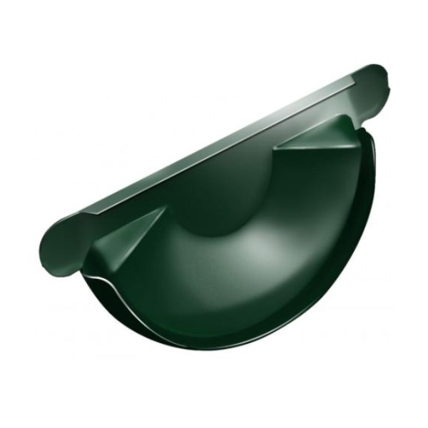 Водосток Grand Line 125x90 – Заглушка желоба RAL 6005 купить в Ижевске