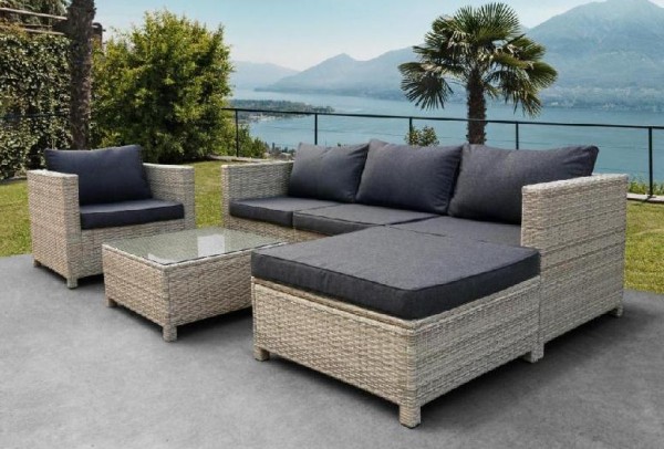 Комплект мебели AFINA плетеной из иск. ротанга YR821G Grey/Grey купить в Ижевске
