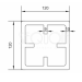 Столб SEQUOIA Evolution 3D WOOD BROWN купить в Ижевске