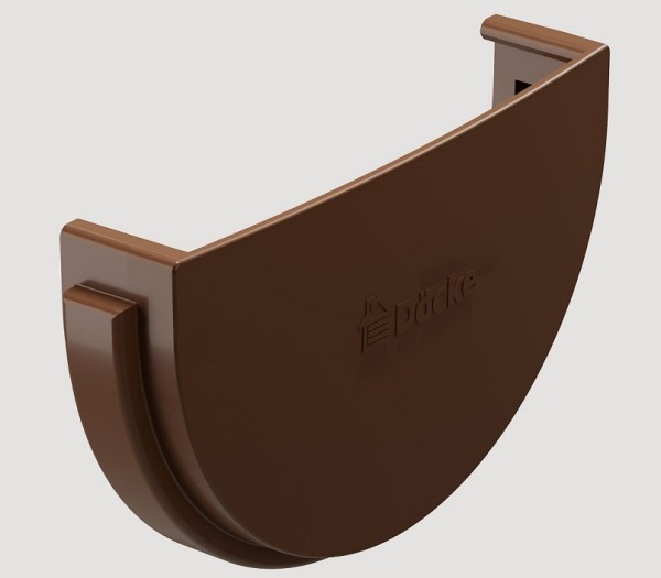 Заглушка желоба ПВХ Docke STANDART Светло-коричневый купить в Ижевске