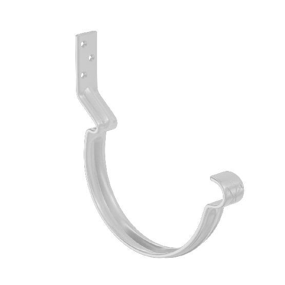 Водосток Aquasistem, система 125x90 - Крюк крепления желоба короткий RR 20 Мраморно-белый купить в Ижевске