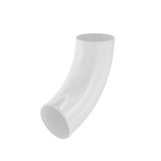 Водосток Aquasistem, система 125x90 - Отвод трубы RAL 9003 Белый купить в Ижевске