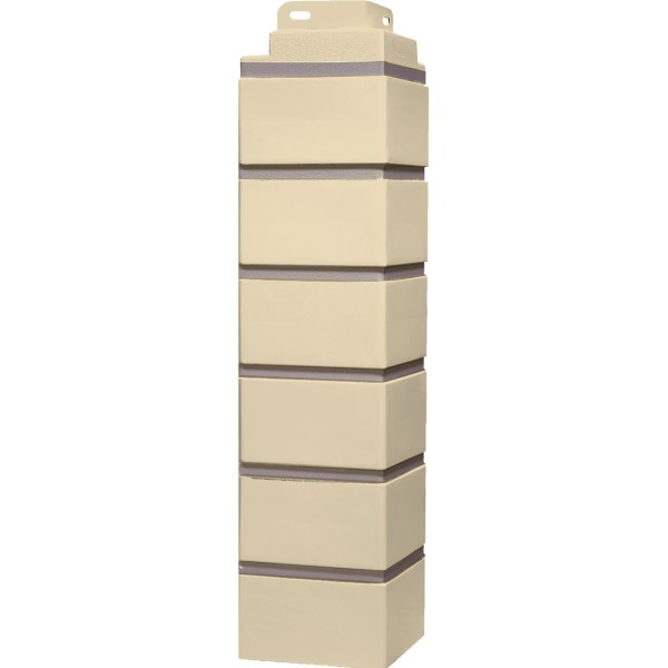 Угол Фасайдинг Серия «Кирпич клинкерный» Желтый купить в Ижевске