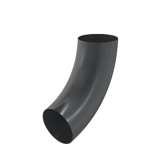 Водосток Aquasistem, система 150/100 - Колено трубы RAL 7024 Тёмно-серый купить в Ижевске