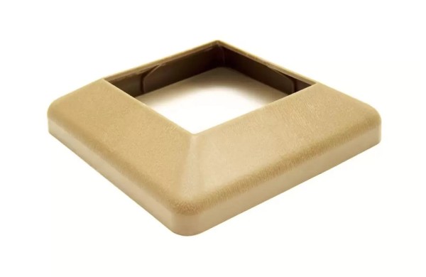 Крышка нижняя ПВХ для столба Deckart 100х100 Орех купить в Ижевске