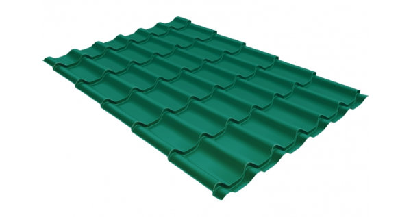 Металлочерепица классик 0,5 Satin RAL 5021 купить в Ижевске