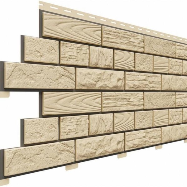 Фасадные панели (Цокольный Сайдинг) Доломит Москва Кремневый купить в Ижевске