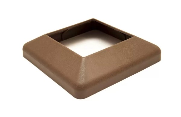 Крышка нижняя ПВХ для столба Deckart 100х100 Шоколад купить в Ижевске