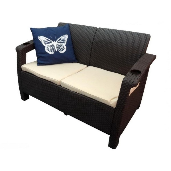 Двухместный диван Yalta Sofa Seаt венге купить в Ижевске