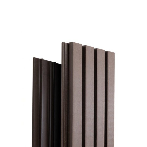 Фасадная доска Ecodecking Техно реечная 200х26х3000 Венге купить в Ижевске