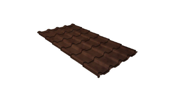 Металлочерепица камея 0,45 Safari Twincolor Brown купить в Ижевске