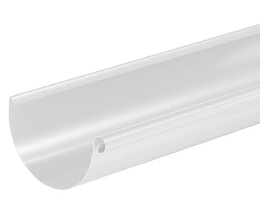 Водосток Aquasistem, система 125x90 - Водосточный желоб 3.00м RAL 9003 Белый купить в Ижевске