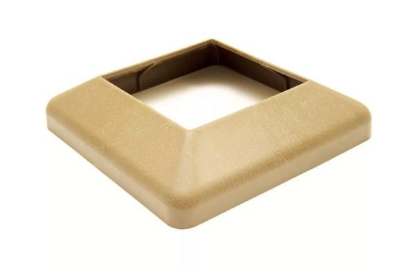 Крышка нижняя ПВХ для столба Deckart 125х125 Орех купить в Ижевске