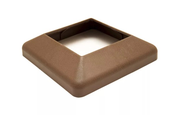 Крышка нижняя ПВХ для столба Deckart 125х125 Шоколад купить в Ижевске