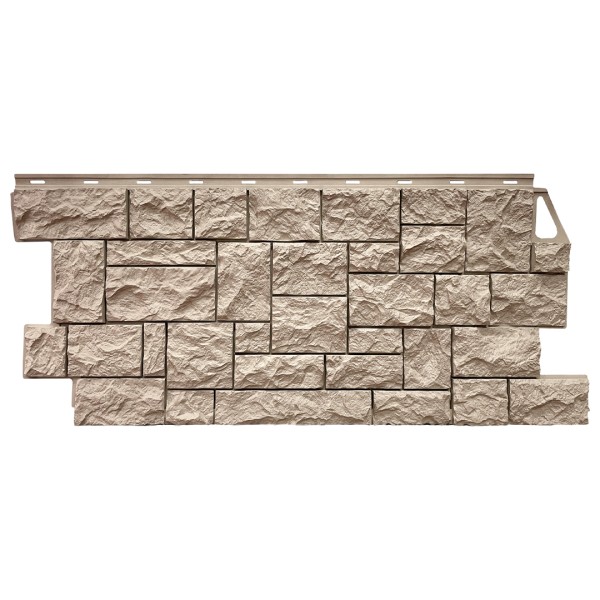 Фасадная панель FineBer, Камень Дикий, Песочный купить в Ижевске