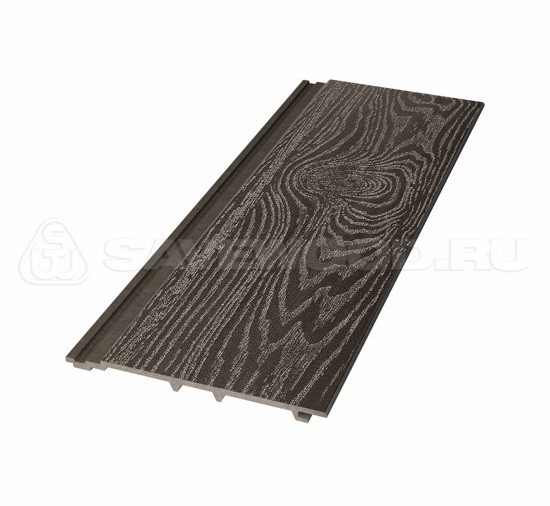Сайдинг из дпк savewood sw-cedrus тангенциальный распил темно-коричневый купить в Ижевске