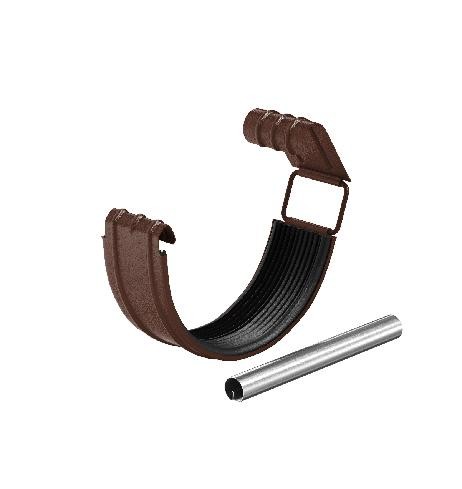 Водосток Aquasistem, Система 125x90 - Соединитель желоба с резиновым уплотнителем RAL 8017 Коричневый matt купить в Ижевске