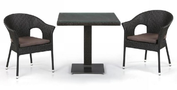 Комплект плетеной мебели AFINA из иск. ротанга T605SWT/Y79A-W53 Brown 2Pcs купить в Ижевске