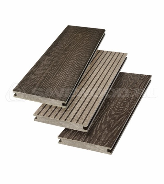 Террасная доска SW Fraxinus (R) полнотелая «SaveWood» Темно-коричневый купить в Ижевске