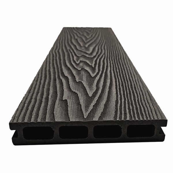 Террасная доская ДПК NanoWood Double 3D Антрацит купить в Ижевске