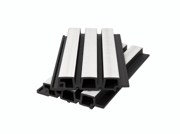 Фасадная панель брусковая двухцветная co-extrusion, white купить в Ижевске