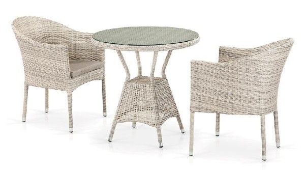 Комплект плетеной мебели AFINA из иск. ротанга T705ANT/Y350-W85 Latte 2Pcs купить в Ижевске