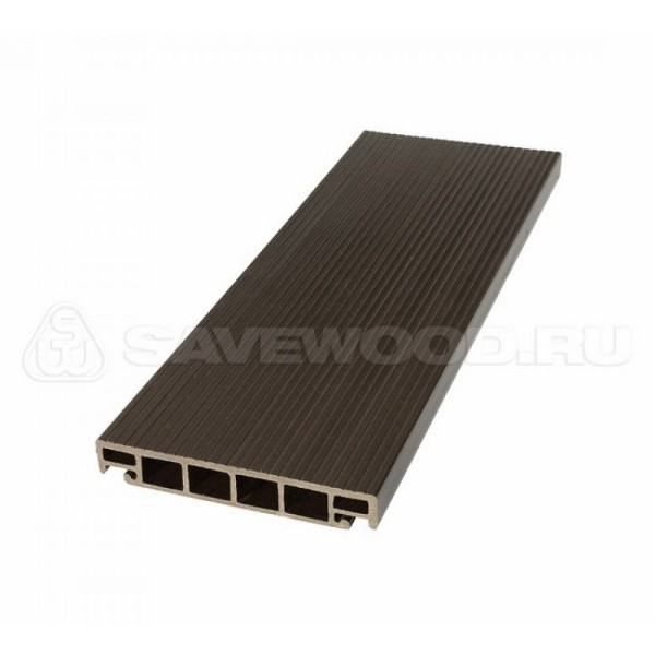 Террасная доска из ДПК SW-Salix «SaveWood» темно-коричневый купить в Ижевске
