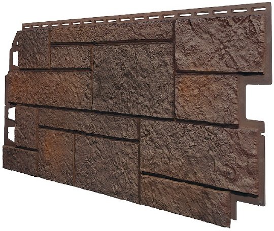 Фасадная панель VOX Sandstone (Сандстоун) темно коричневый купить в Ижевске