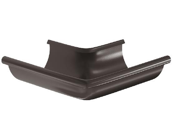 Водосток Aquasistem, система 150/100 -  Угол желоба, наружный 90° RR 32 Тёмно Коричневый купить в Ижевске