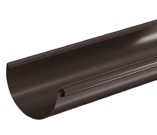 Водосток Aquasistem, система 150/100 - Водосточный желоб 3.00м RR 32 Тёмно Коричневый купить в Ижевске