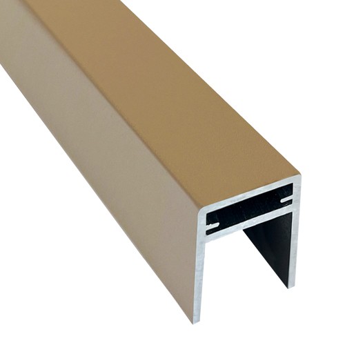 П-профиль Алюминиевый EasyDecking 35x25 Дуб купить в Ижевске