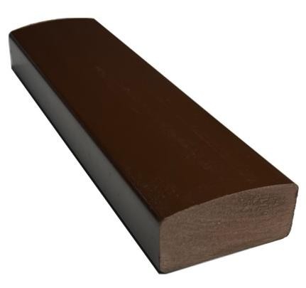 Лавочный брус Ecodecking Некст полнотелый глянцевый 70х35 шоколад купить в Ижевске
