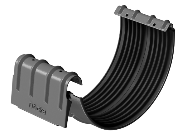 Соединитель желобов D125 Döcke STAL PREMIUM Графит, (RAL 7024) купить в Ижевске