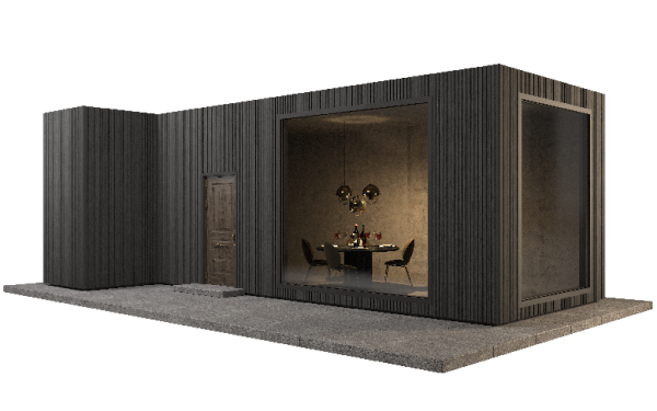 Фасадная панель GRINDERDECO, ДПК,двухсторонняя Серый базальт купить в Ижевске